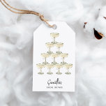 Pearls and Prosecco Bridal Shower  Gift Tags<br><div class="desc">Presenting our stunning "Pearls and Prosecco" Gift Tags, a sophisticated and elegant addition to your bridal shower or wedding celebration. These gift tags feature the same ethereal watercolor drawing of a champagne tower adorned with delicate pearls as our other "Pearls and Prosecco" items, making them the perfect way to extend...</div>