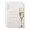 Pearls and Prosecco Bridal Shower Invitation 