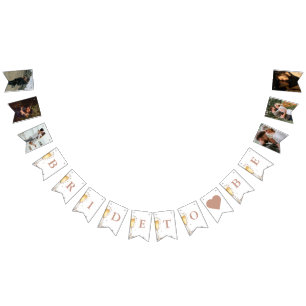 Pearls and Prosecco Bridal Shower party decor Bunting Flags