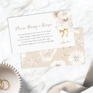 Pearls and Prosecco Enclosure Card