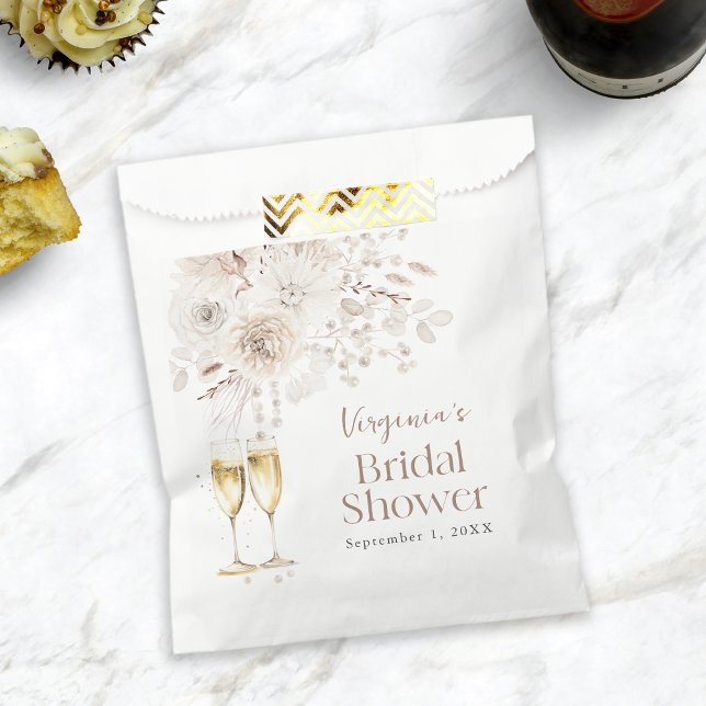 Pearls and Prosecco Favour Bag (Pearls and Prosecco Favor Bag
)