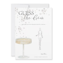 Pearls and Prosecco Guess the Dress Bridal Game