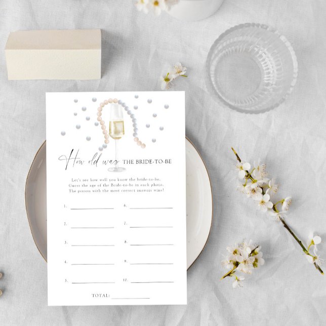 Pearls and Prosecco How old was the bride to be (Creator Uploaded)