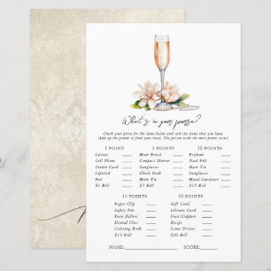 Pearls and Prosecco What’s in Your Purse? Game