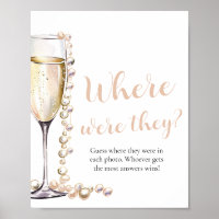 Pearls and Prosecco Where Were They Bridal Shower