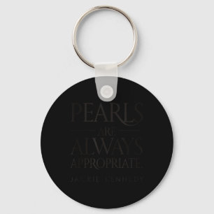 Pearls Are Always Appropriate Clic Pear Womens And Keychain