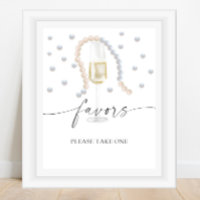 Pearls beads - bridal favours please take one
