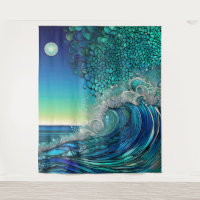 Pearls Beneath the Tide – Surreal Seascape