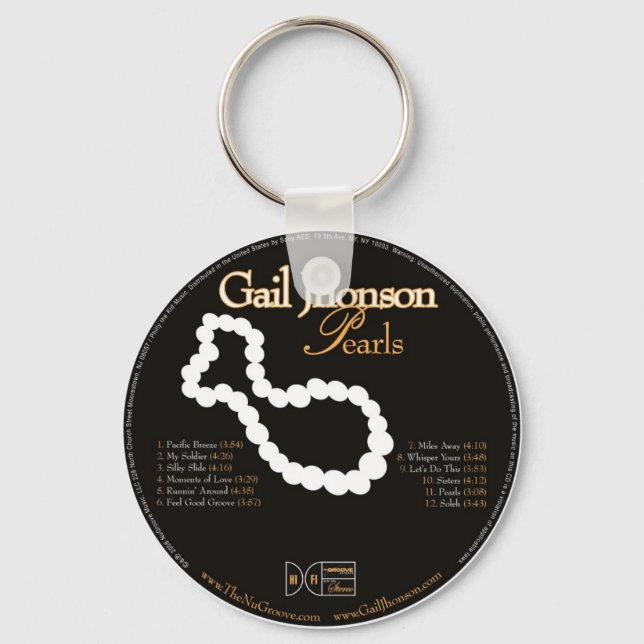 Pearls CD Keychain (Front)