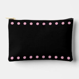 Pearls Cosmetic Bag (Black & Pink)
