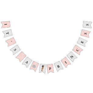 Pearls Diamonds Ethnic Princess Baby Girl Glam Bunting Flags