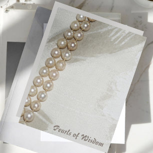 Pearls of Wisdom Elegant Scrapbook paper