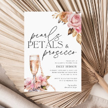 Pearls Petals & Prosecco Floral Bridal Shower