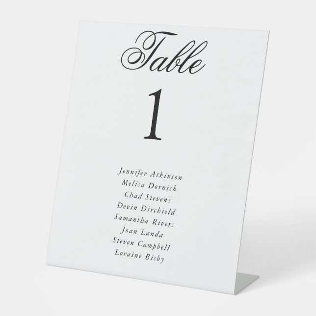 Pearls & Prosecco Black Bow Bridal Shower Pedestal Sign (Front)