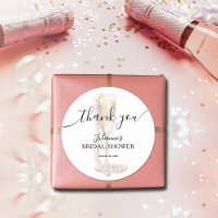 Pearls & Prosecco Bridal Shower Thank You