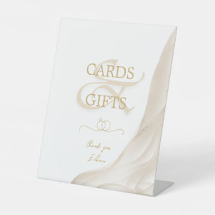 Pearls Prosecco Cards & Gifts Bridal Shower Custom Pedestal Sign