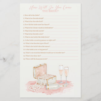 Pearls & Prosecco How Well Do You Know Her Game