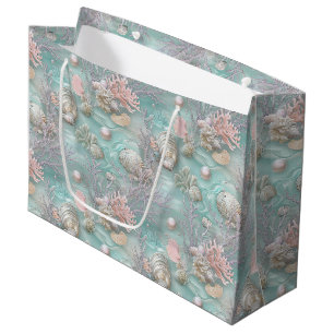 Pearls Under The Sea Large Gift Bag
