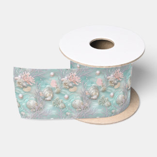 Pearls Under The Sea Satin Ribbon
