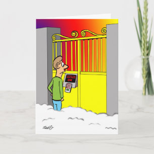 Pearly Gates Pin Number Card