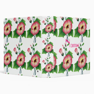 Pearly Pink Flowers Thunder_Cove  Binder