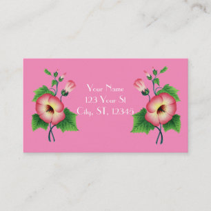 Pearly Pink Flowers Thunder_Cove  Business Card