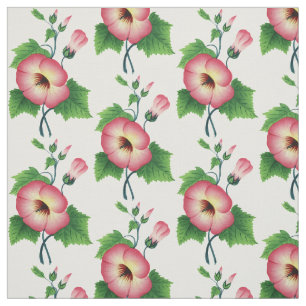 Pearly Pink Flowers Thunder_Cove  Fabric