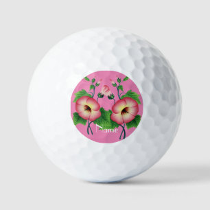 Pearly Pink Flowers Thunder_Cove Golf Balls