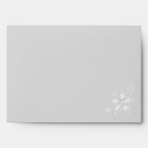 Pearly Snowflakes - Wedding envelopes