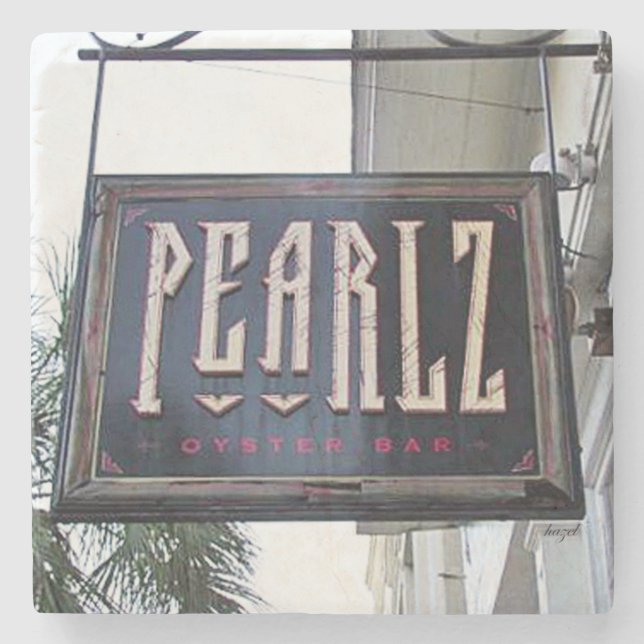 Pearlz, Charleston Coaster, South Carolina, Stone Coaster (Front)