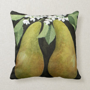 Pears 2013 throw pillow