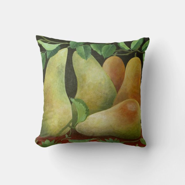 Pears 2014 throw pillow (Front)