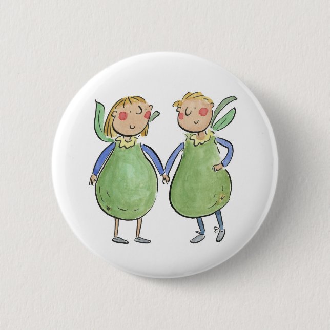 Pears 2 Inch Round Button (Front)