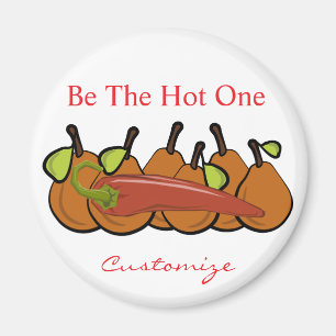 Pears and Hot Chili Thunder_Cove Magnet
