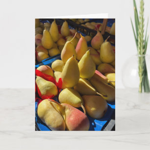 Pears Blank Note Card