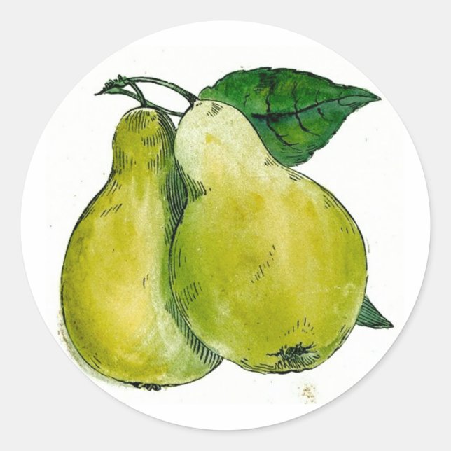 Pears Classic Round Sticker (Front)