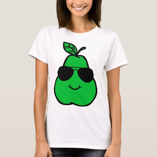 Pears Cool Pear Fruit T-Shirt (Front)