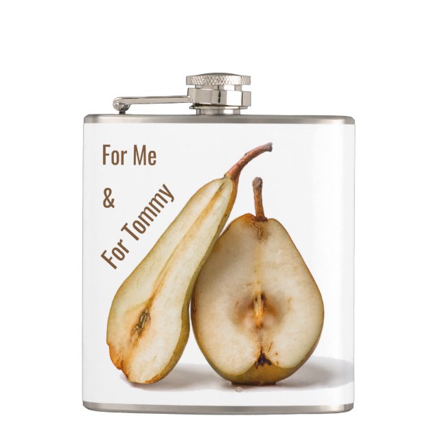 Pears - My Sweet And Perfect Half Hip Flask (Front)