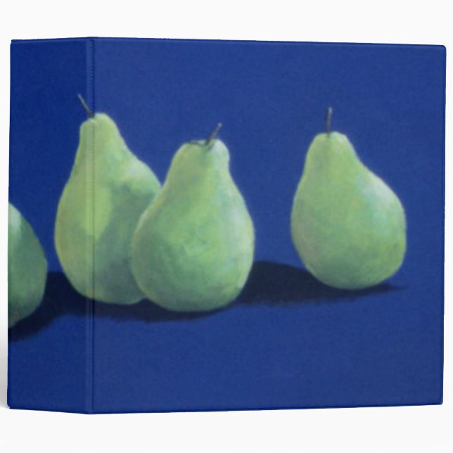 Pears on a Blue Cloth Binder (Front/Spine)