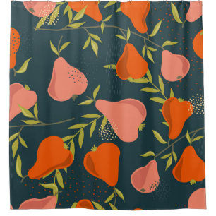 Pears Overlap: Colourful Vintage Wallpaper