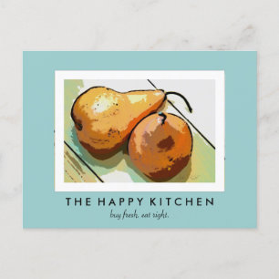 Pears Pair Postcard
