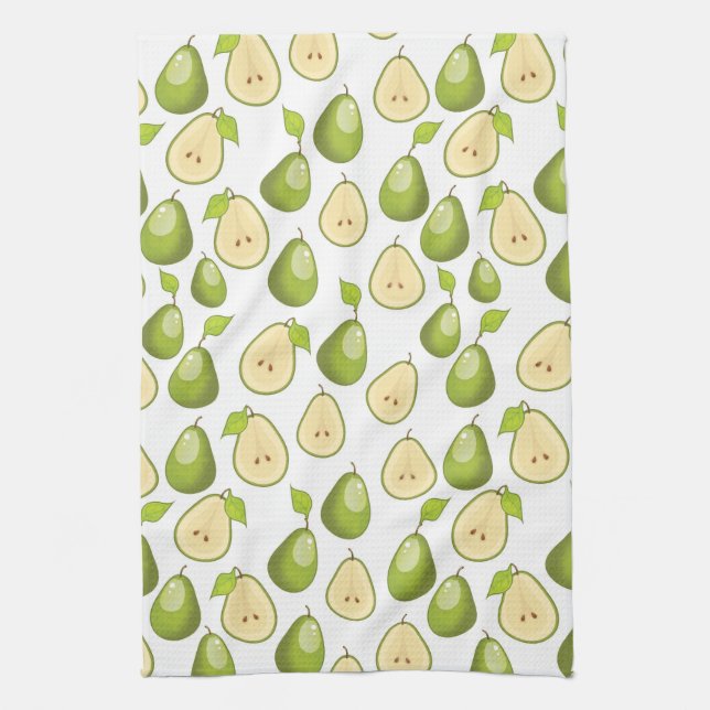 Pears Pattern Kitchen Towel (Vertical)