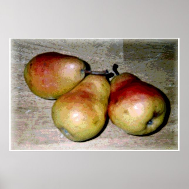 Pears Photography Fruit Poster (Front)