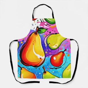 Pears Pop Art Apron