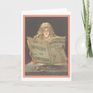 Pears Soap Complexion Ad Card