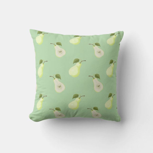 pears throw pillow (Front)