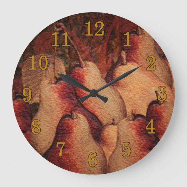 Pears Vintage Style Wall Clock (Front)