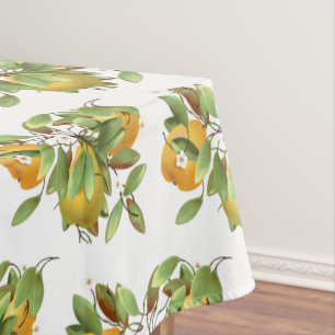 Pears with Flowers Tablecloth