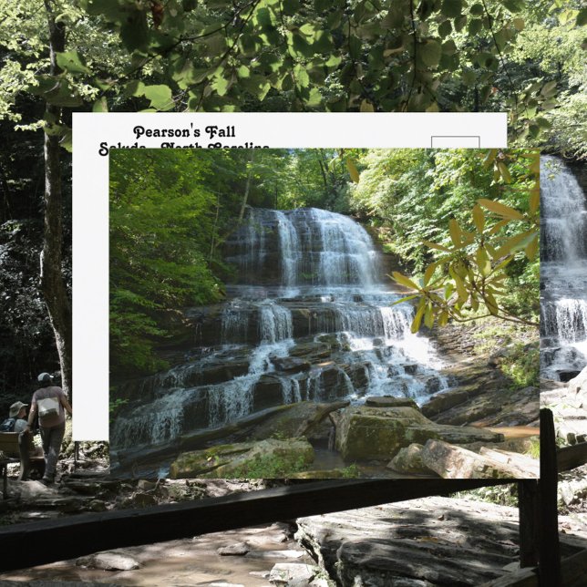 Pearson's Falls Blue Ridge Mountains NC Phote Postcard (Creator Uploaded)