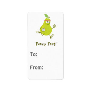 Peary Fast! Label